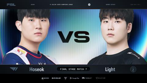 FCO공식 - T1 Hoseok vs BFX Light | FINAL STAGE MATCH 7 | 202...