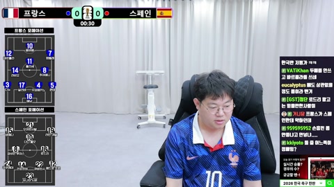 감스트 - 감스트 프랑스vs스페인 4강 월드컵 입중계!!