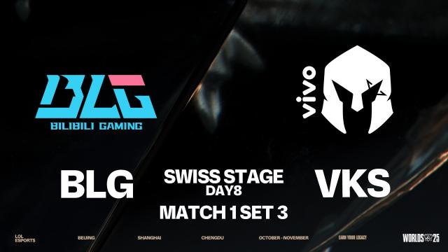 [BLG vs VKS] 1세트 / 2025 월드 챔피언십 스위스 스테이지 DAY8 | SOOP VOD