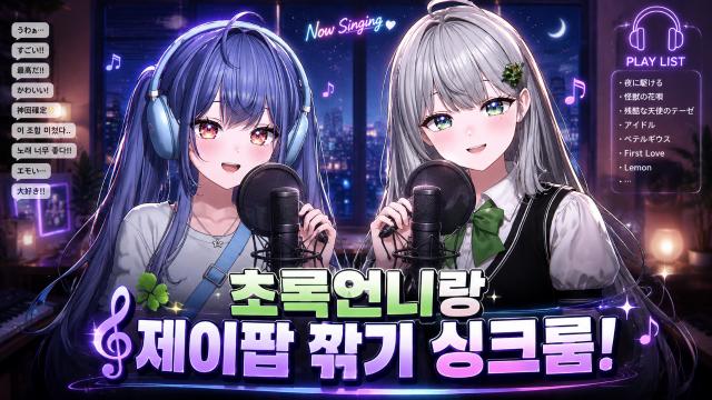 초록언니랑 싱크룸하기~ (Feat. 제이팝) 🐾