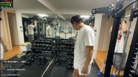 야바 - [클립]케이 집 안에 꾸며놓은 헬스장 셋팅 보고 놀라는 봉준X...