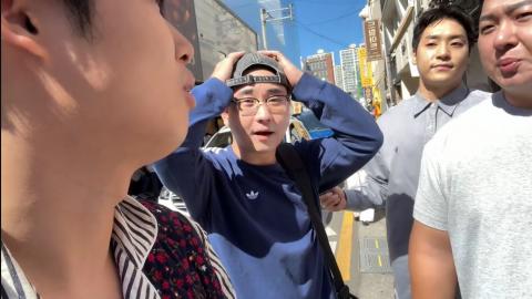 야바 - [클립]삼대장 유투버분들과 인사 나누는 이지상(성수동)
