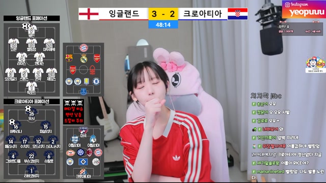 월드컵 잉글랜드 VS 크로아티아 해리케인 해트트릭 가나??!?!? | SOOP VOD