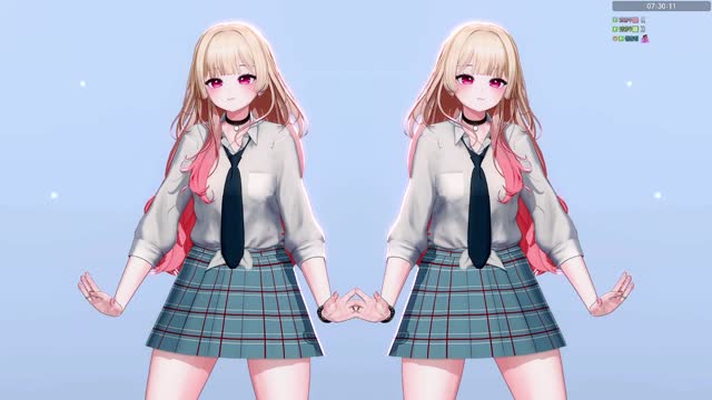 [풀트/바밍] 거울모드 으르렁 댄스