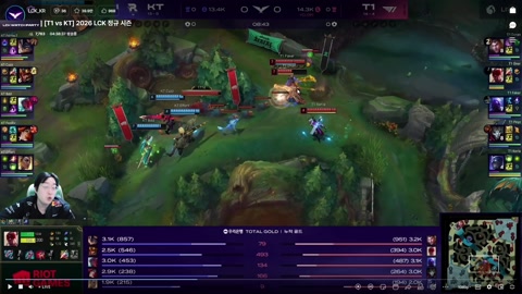 이상호 - 이상호 T1 vs KT 얼마만에 경기냐 가보자 T1화이팅 #LckWatch...