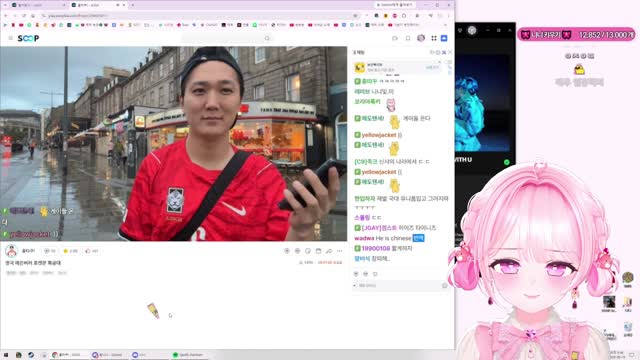 [캐치]영국에서 제로투 추는 홍타쿠 보는 니니 ㅋㅋ